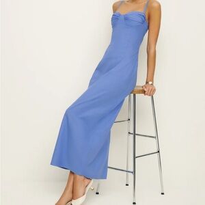 Reformation Stormi Dress - Blue